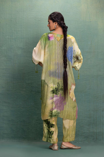 GREEN DIGITAL PRINT CORD SET