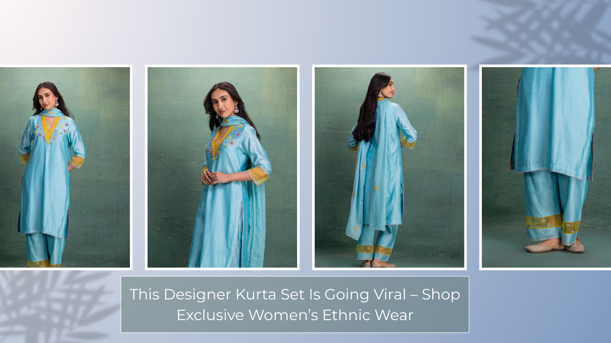 This Designer Kurta Set Is Going Viral – Shop Exclusive Women’s Ethnic Wear