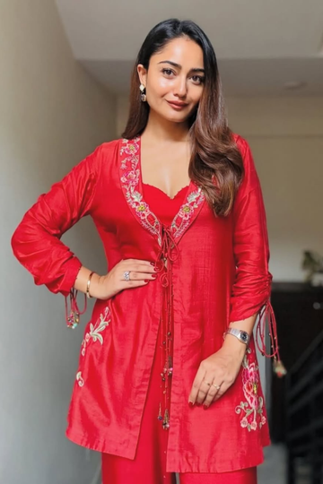 Tridha Choudhary in Floral embroidered co-ord set (3 piece)