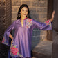 Purple Chanderi 2 Piece Cord Set