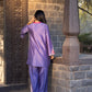 Purple Chanderi 2 Piece Cord Set