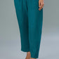 Teal-Blue/ Pink Cotton Silk Digital Printed Co-ord Set