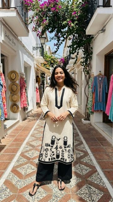 Linen Patchwork Co-ord Set