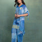BLUE PRINTED CORD SET