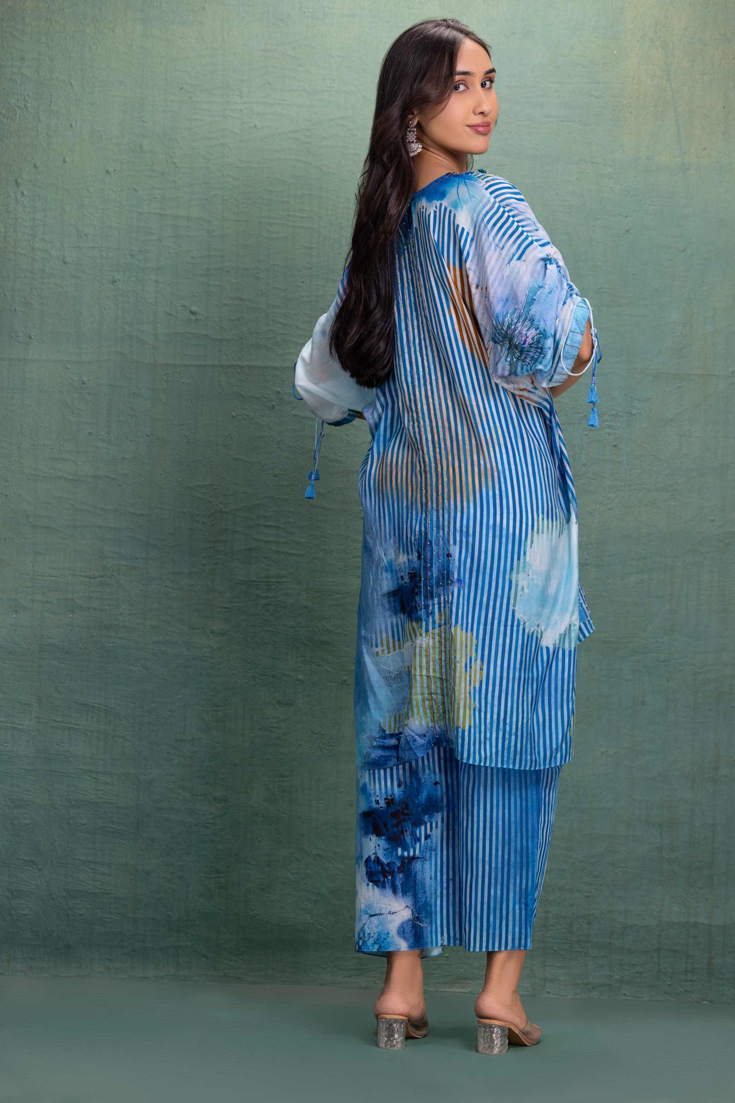 BLUE PRINTED CORD SET