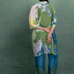 GREEN PRINTED CORD SET