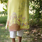 Straight Green Kurta With Palazzo Set