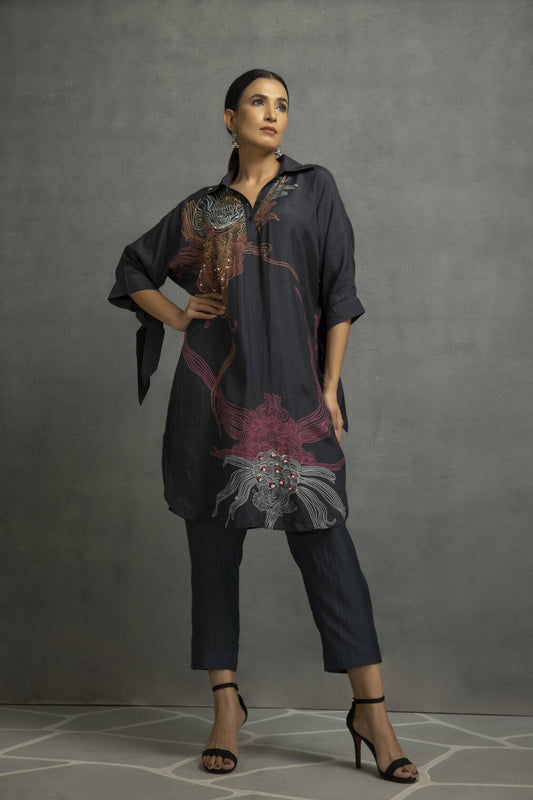 Black Digital Printed Shirt