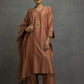Straight Kurta With Hand Embroidery